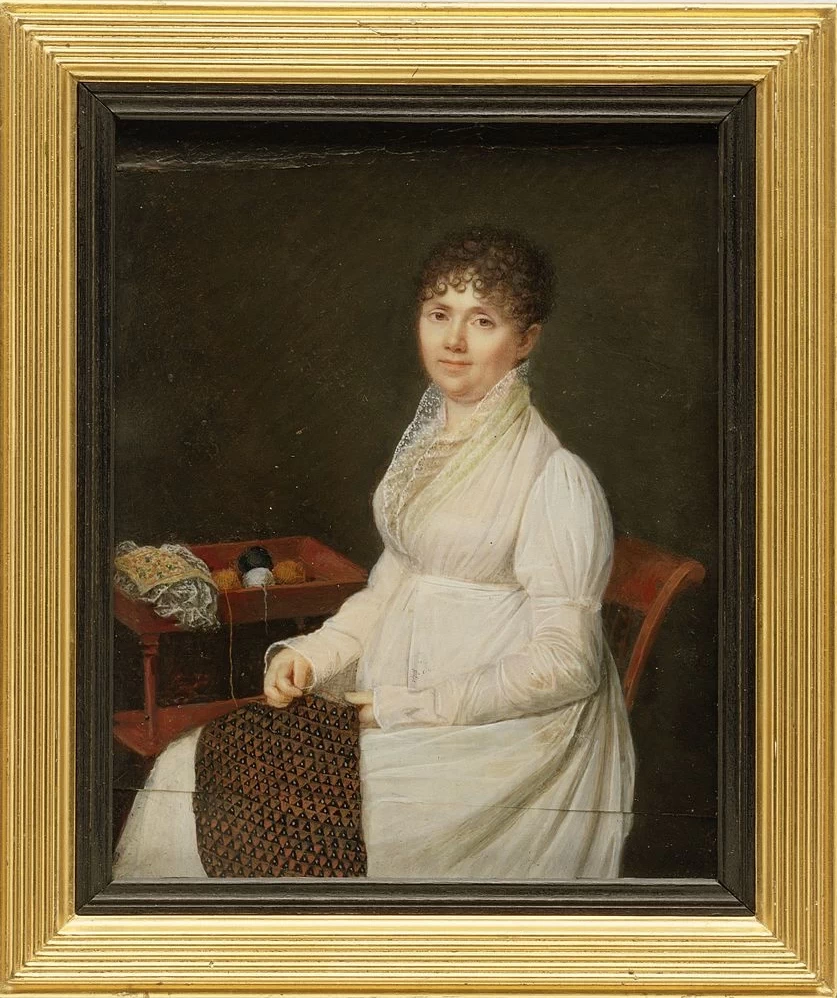 Ritratto di una donna con lavoro di arazzo - Metropolitan Museum of Art, New York